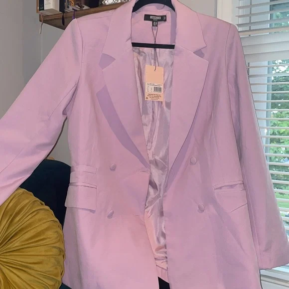 Lilac misguided blazer - Picture 4 of 5
